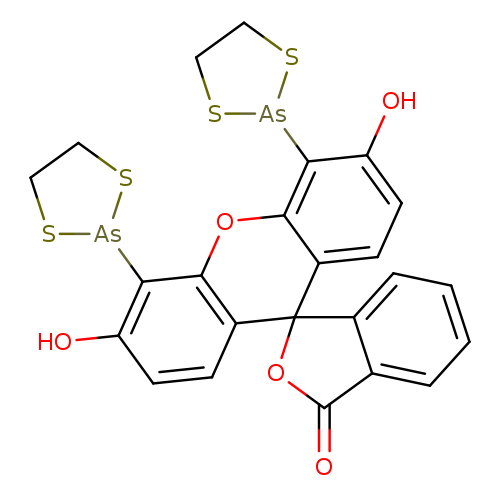 O=C1OC2(c3c1cccc3)c1ccc(c(c1Oc1c2ccc(c1[As]1SCCS1)O)[As]1SCCS1)O