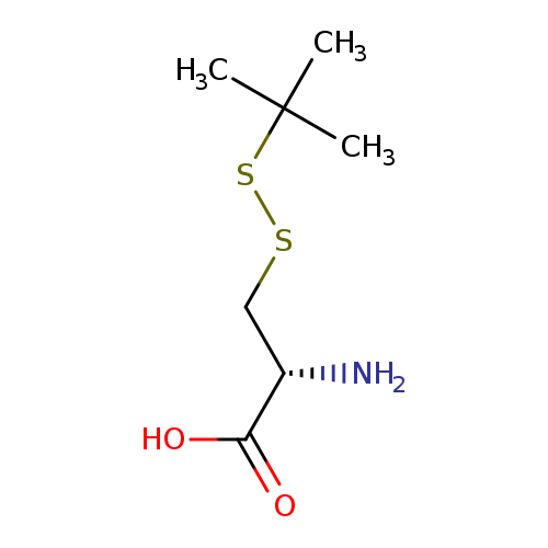 N[C@H](C(=O)O)CSSC(C)(C)C