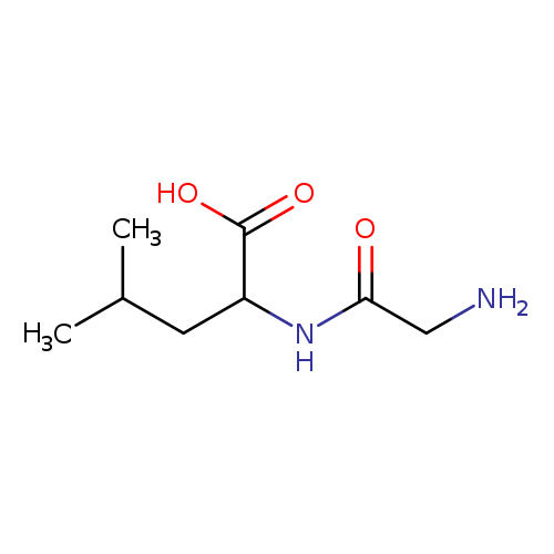 NCC(=O)NC(C(=O)O)CC(C)C