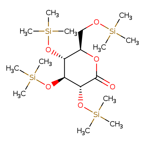 O=C1O[C@H](CO[Si](C)(C)C)[C@H]([C@@H]([C@H]1O[Si](C)(C)C)O[Si](C)(C)C)O[Si](C)(C)C