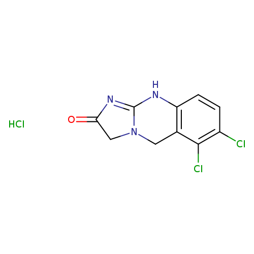 O=C1N=C2N(C1)Cc1c(N2)ccc(c1Cl)Cl.Cl
