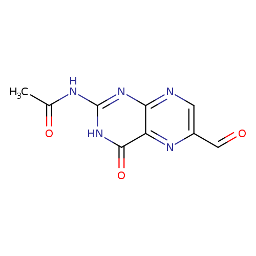 O=Cc1cnc2c(n1)c(=O)[nH]c(n2)NC(=O)C