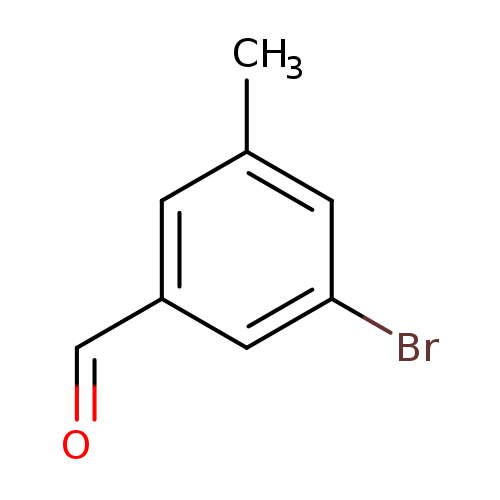 O=Cc1cc(C)cc(c1)Br