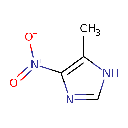 [O-][N+](=O)c1nc[nH]c1C