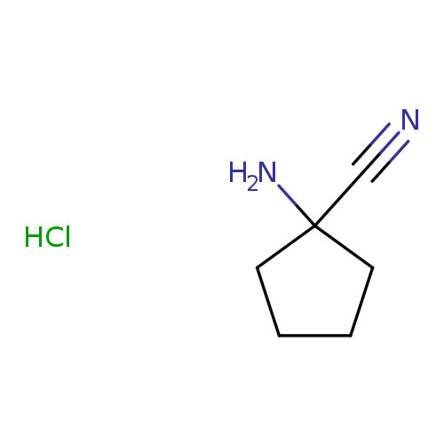 N#CC1(N)CCCC1.Cl