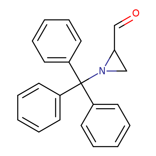 O=CC1CN1C(c1ccccc1)(c1ccccc1)c1ccccc1
