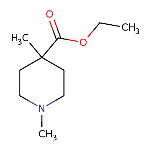 CCOC(=O)C1(C)CCN(CC1)C