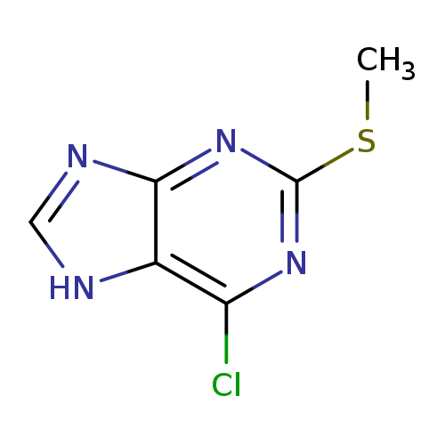 CSc1nc(Cl)c2c(n1)nc[nH]2