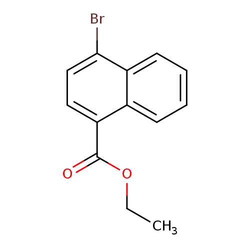 CCOC(=O)c1ccc(c2c1cccc2)Br