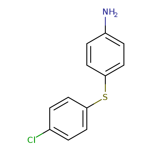 Nc1ccc(cc1)Sc1ccc(cc1)Cl