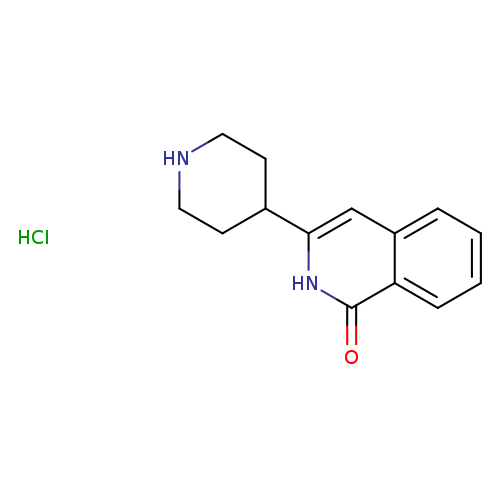 O=c1[nH]c(cc2c1cccc2)C1CCNCC1.Cl