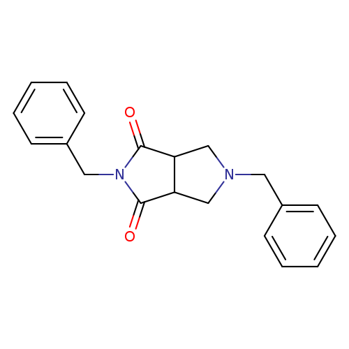 O=C1C2CN(CC2C(=O)N1Cc1ccccc1)Cc1ccccc1
