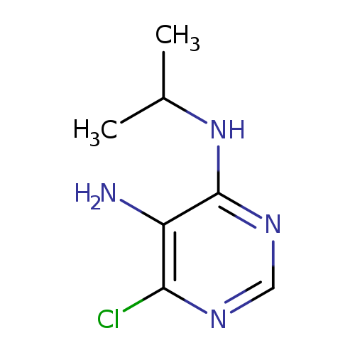 CC(Nc1ncnc(c1N)Cl)C