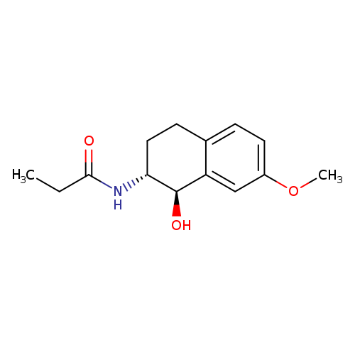 CCC(=O)N[C@@H]1CCc2c([C@H]1O)cc(cc2)OC