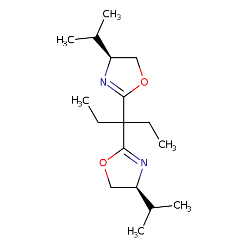 CCC(C1=N[C@H](CO1)C(C)C)(C1=N[C@H](CO1)C(C)C)CC
