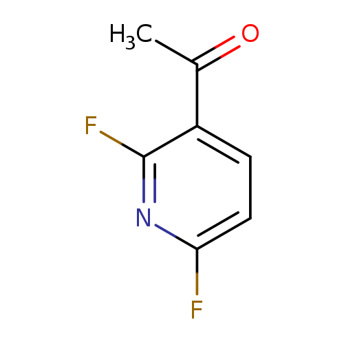 CC(=O)c1ccc(nc1F)F