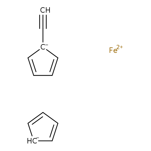 [CH-]1C=CC=C1.C#C[C-]1C=CC=C1.[Fe+2]