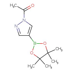 CC(=O)n1ncc(c1)B1OC(C(O1)(C)C)(C)C