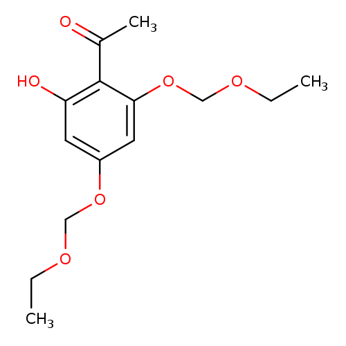 CCOCOc1cc(OCOCC)c(c(c1)O)C(=O)C