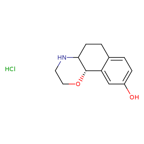 Oc1ccc2c(c1)[C@@H]1OCCNC1CC2.Cl