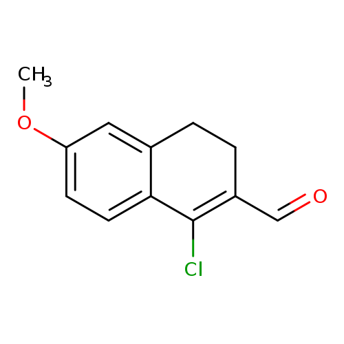 O=CC1=C(Cl)c2c(CC1)cc(cc2)OC