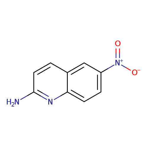 Nc1ccc2c(n1)ccc(c2)[N+](=O)[O-]