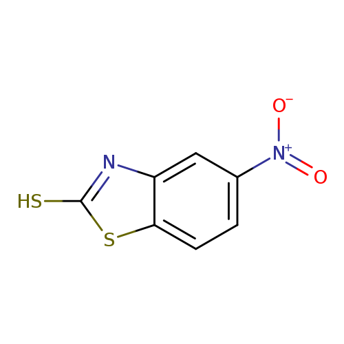 Sc1sc2c(n1)cc(cc2)[N+](=O)[O-]