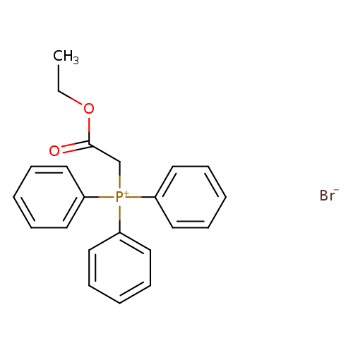 CCOC(=O)C[P+](c1ccccc1)(c1ccccc1)c1ccccc1.[Br-]