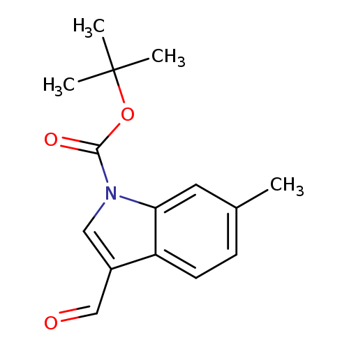 O=Cc1cn(c2c1ccc(c2)C)C(=O)OC(C)(C)C