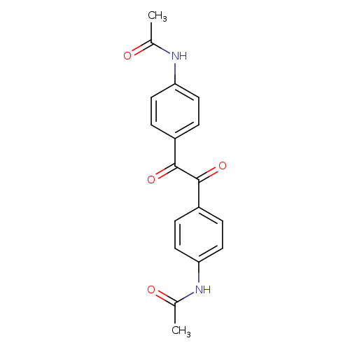 O=C(C(=O)c1ccc(cc1)NC(=O)C)c1ccc(cc1)NC(=O)C