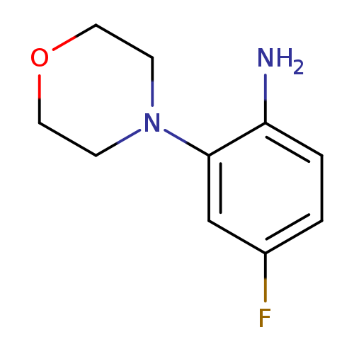 Nc1ccc(cc1N1CCOCC1)F