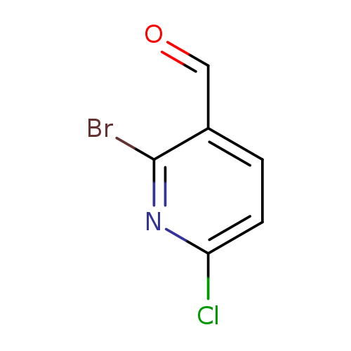 Clc1ccc(c(n1)Br)C=O