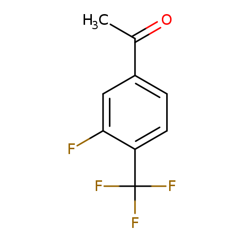 CC(=O)c1ccc(c(c1)F)C(F)(F)F