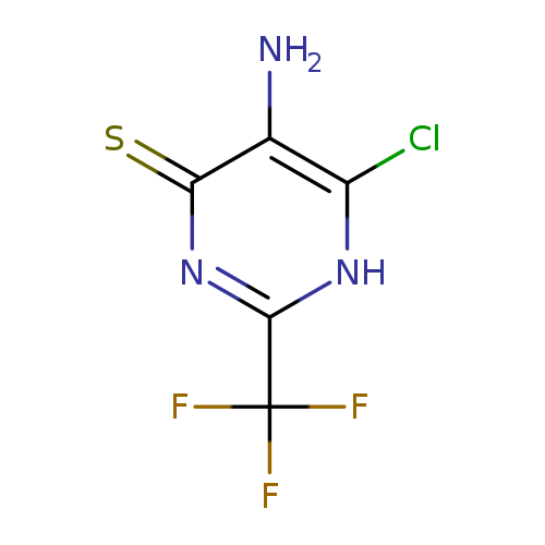 S=c1nc([nH]c(c1N)Cl)C(F)(F)F