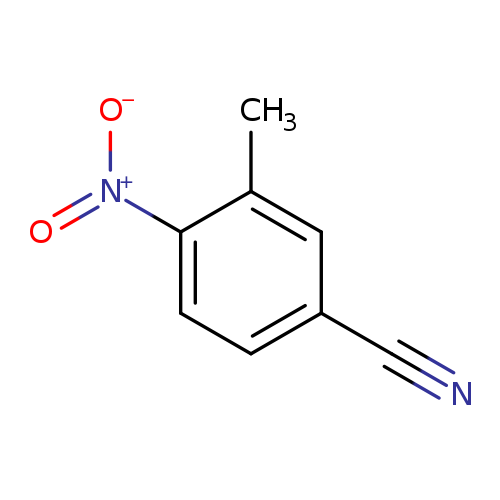 N#Cc1ccc(c(c1)C)[N+](=O)[O-]