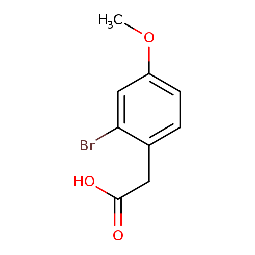 COc1ccc(c(c1)Br)CC(=O)O