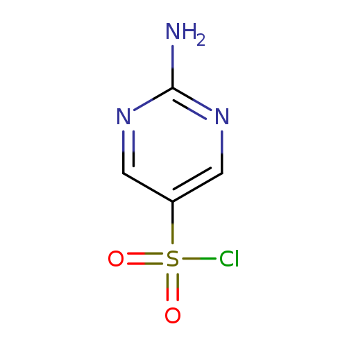 Nc1ncc(cn1)S(=O)(=O)Cl