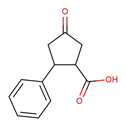 O=C1CC(C(C1)c1ccccc1)C(=O)O