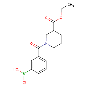 CCOC(=O)C1CCCN(C1)C(=O)c1cccc(c1)B(O)O