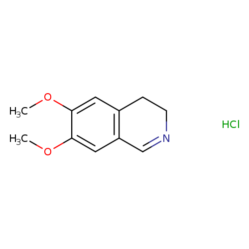 COc1cc2C=NCCc2cc1OC.Cl