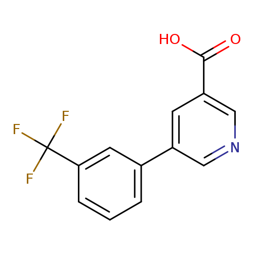 OC(=O)c1cncc(c1)c1cccc(c1)C(F)(F)F