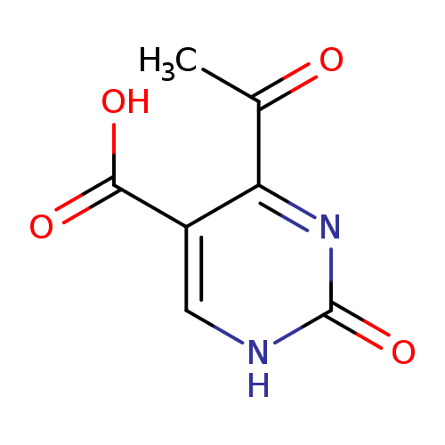 CC(=O)c1nc(=O)[nH]cc1C(=O)O