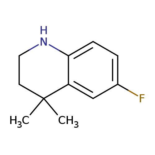 Fc1ccc2c(c1)C(C)(C)CCN2