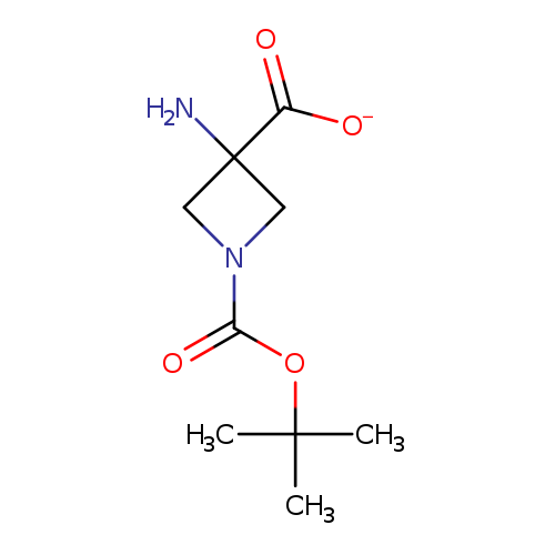 O=C(N1CC(C1)(N)C(=O)[O-])OC(C)(C)C