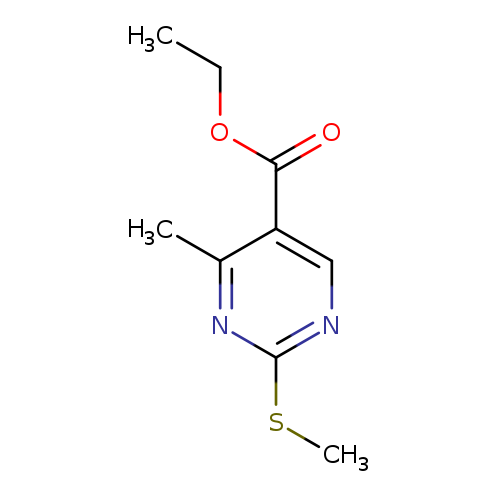 CCOC(=O)c1cnc(nc1C)SC