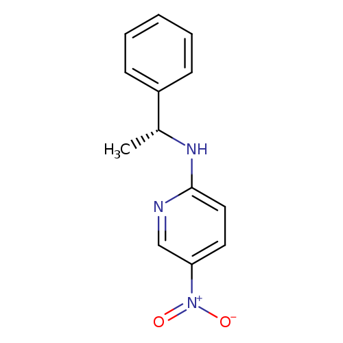 C[C@H](c1ccccc1)Nc1ccc(cn1)[N+](=O)[O-]