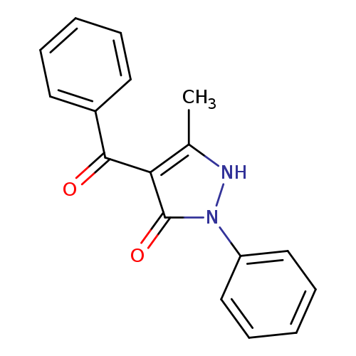 Cc1[nH]n(c(=O)c1C(=O)c1ccccc1)c1ccccc1