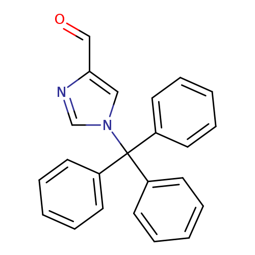 O=Cc1ncn(c1)C(c1ccccc1)(c1ccccc1)c1ccccc1