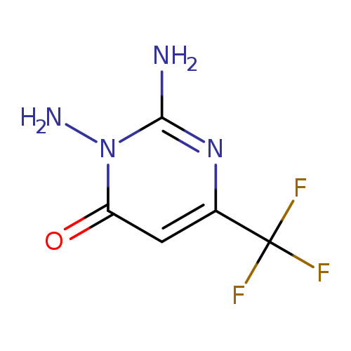 Nn1c(N)nc(cc1=O)C(F)(F)F