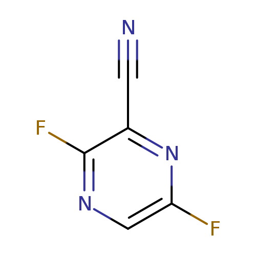 N#Cc1nc(F)cnc1F